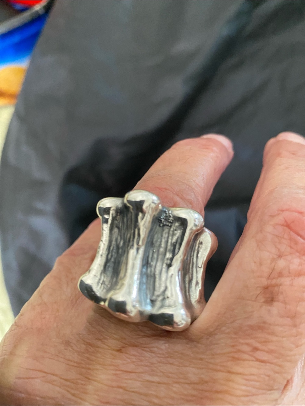 Sterling Silver size 7statement Ring